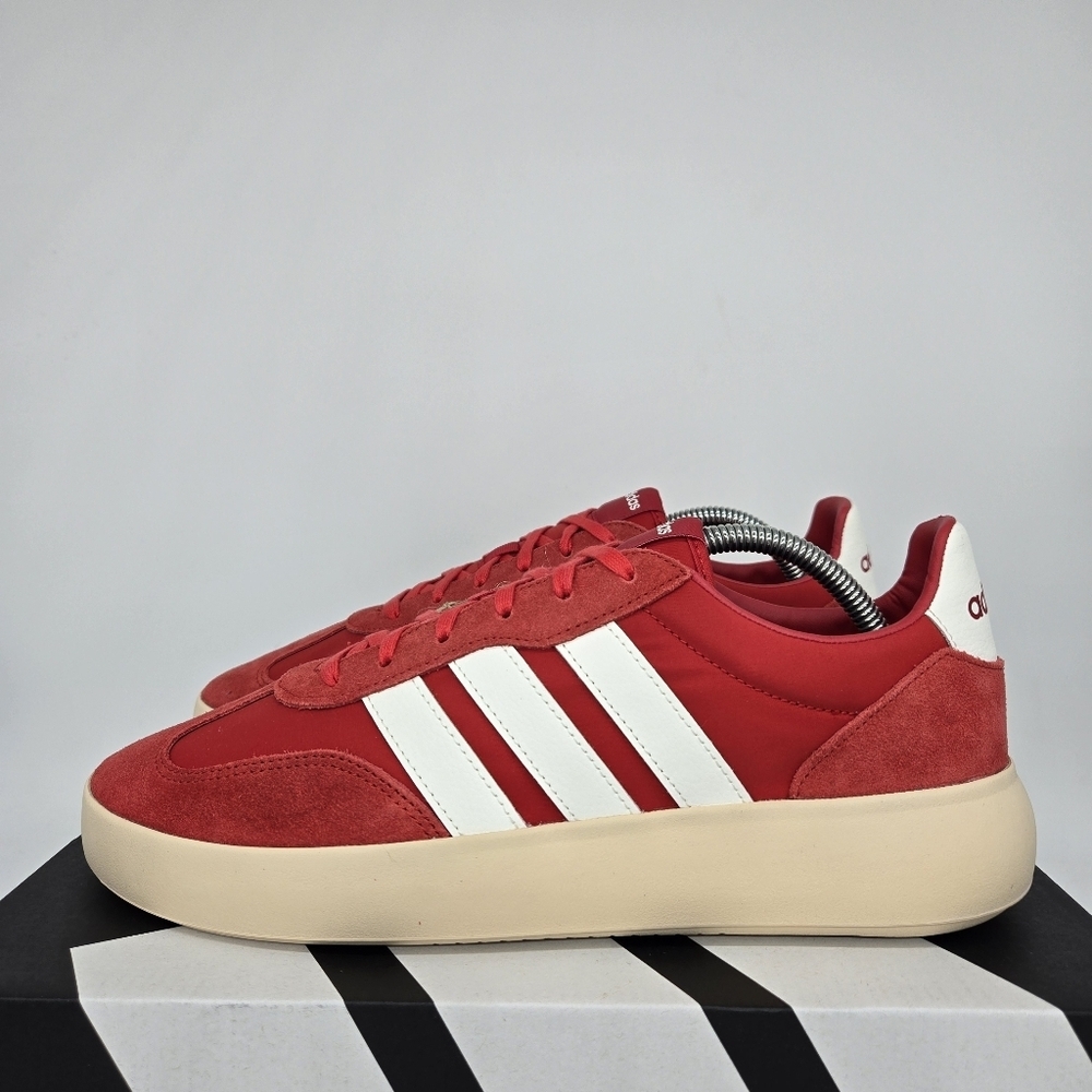 New adidas Barreda Decode Better Scarlet Off White Men's Shoes Size 11